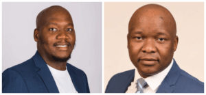 Professor Isaac Khambule and Mr Lindokuhle Mkhumane.